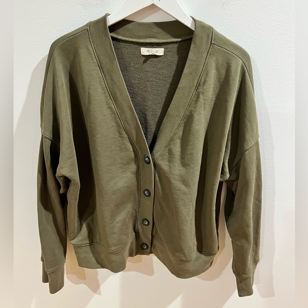 Madewell sweatshirt cardigan
